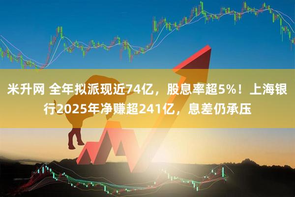 米升网 全年拟派现近74亿，股息率超5%！上海银行2025年净赚超241亿，息差仍承压