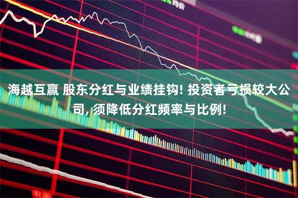 海越互赢 股东分红与业绩挂钩! 投资者亏损较大公司, 须降低分红频率与比例!